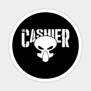 Funny Cashier Cartoon Character Vigilante Crossover Magnet